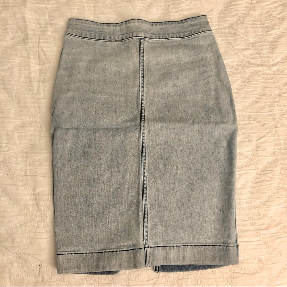 Wilfred Free Denim Pencil Skirt